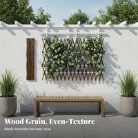 Expandable Wooden Trellis Adjustable Size Expandable Lattice Panel Decorative lattice Weather-Resistant for homeowners