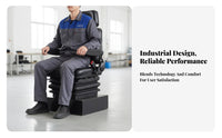 Forklift Shock-Absorbing Seat Shock Absorbing Adjustable Bulldozer Seat Molded Foam Cushion for Construction Workers, Farms, Warehouses