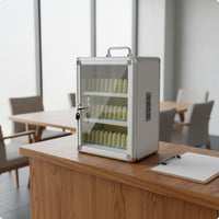 Transparent Phone Locker Multi Compartment Mobile Storage Long-Lasting