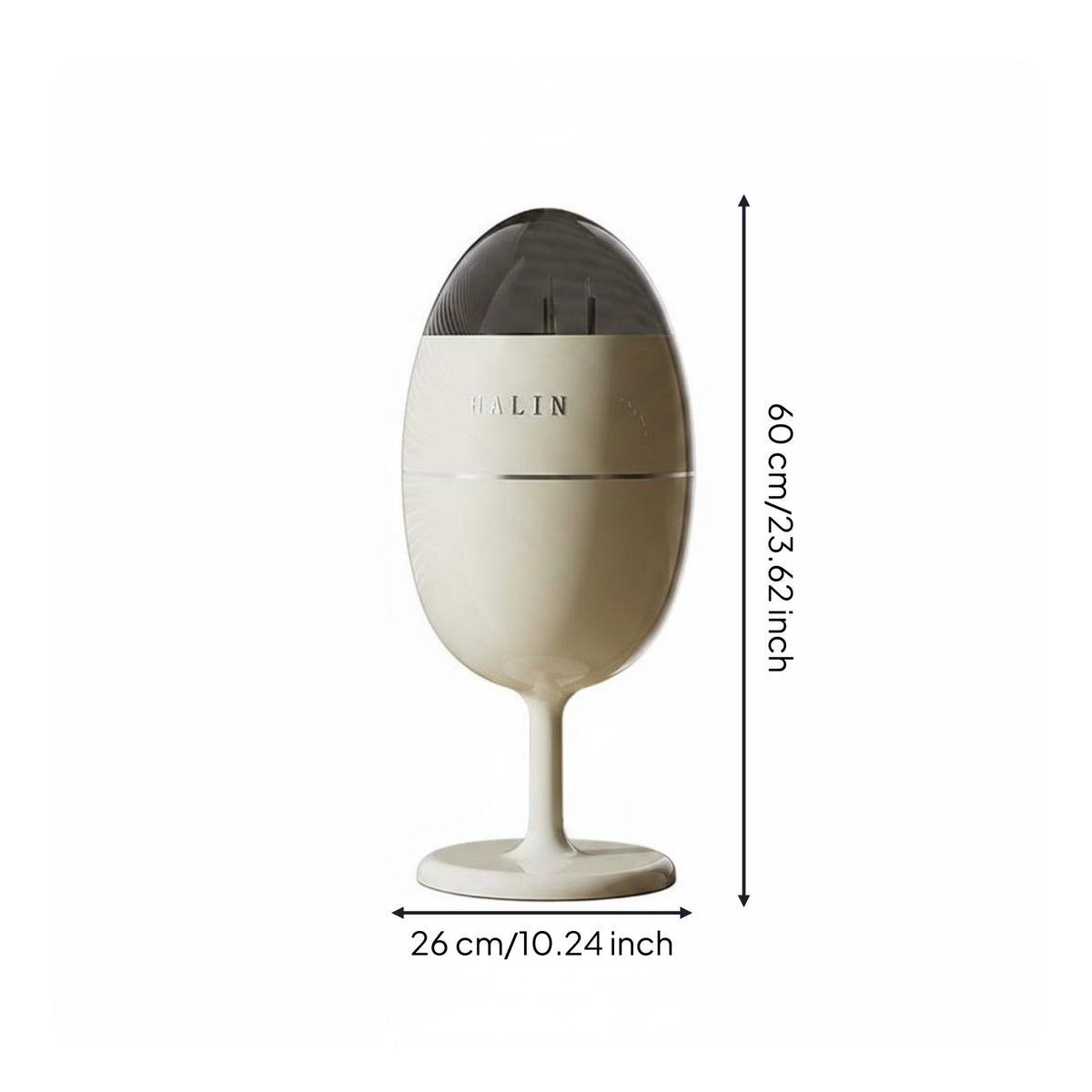 Oval-Shaped Shaped Trash Can Large Capacity Waste Basket Easy to Clean
