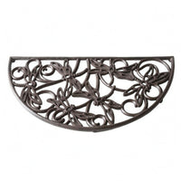 Cast Iron Door Mat Textured Metal Entry Mat Heavy-Duty for Entryway