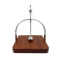 Stainless Steel Napkin Holder Rounded Corners Walnut Wood Napkin Holder