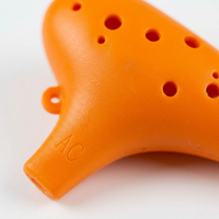 12 Hole Alto Ocarina Clear Sound, Drop Resistant Resin Musical Instrument Gift Adults, Ocarina for Learning, Music Education Tool