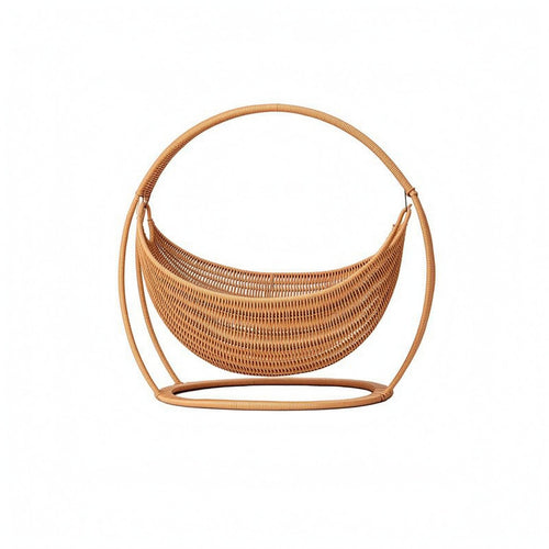 Cradle Basket Versatile Suspended Fruit Snack Basket Rustic Style