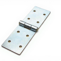 Sturdy Duty Galvanized Iron Hinge, Thickened Extended Flat Hinge, Commercial Cabinet Door, Weldable, Rust-Resistant, Furniture Hardware Accessory