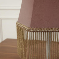 Velvet Lamp Shade Lace Trim Square Lamp Shade Warm Ambient Light