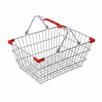 Wire Mesh Shopping Carrier Reinforced Metal Shopping Carrier Open Top