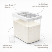 Large Cereal Storage Container, Airtight Grain Storage Bin, Kitchen Storage Containers, Pantry Organ - Image 10