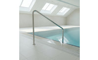 Stainless Steel Pool Handrail Curved Pool Handrail with Mounting Hardware Polished Railing Cylindrical
