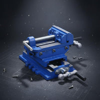 Cross Slide Press Vise Industrial Grade 2 Way Sliding Vise for Woodworkers