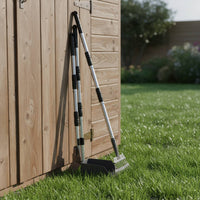 Pooper Scooper Rustproof Dog Waste Tray and Rake Easy to Clean Canine Rake Collector for Garden