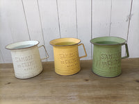 Iron Water Cup Flower Pot for Balcony and Terrace