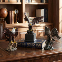 Vintage Resin Eagle Statue for Home Decor