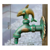 Creature Garden Faucet Freeze-Resistant Vintage Design Water Spigot Wall Mounted
