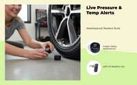 Waterproof wireless tire pressure LCD