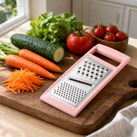 Grater Slicer, Julienne Slicer, Stainless Steel Multi-Function Slicer, 3 Blades, Vegetable Cheese Grater