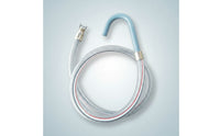 Transparent Oil Drain Hose Flexible Oil Drain Tube with Connector Clear Steel-Wire Hose for DIYers