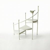 Spiral Plant Stand Tiered Plant Stand with Bird Finial Floor-Standing for Corner