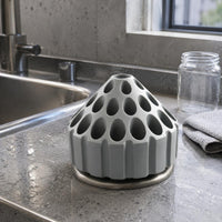 Fly-Tying Tool Stand Engineering Fly Tying Tool Holder Gray and Silver