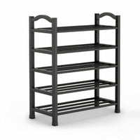Metal Shoe Rack Narrow Freestanding Shoe Rack Sturdy for Hallway, Closet