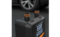 Portable Air Compressors Auto Shut-Off Re-Energizable Inflator Deflator Pump 12V Vehicle Power Source Digital Electric Air Pump for Watersports, Beach