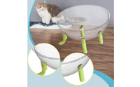 Transparent Cat Bed Easy to Hygienic Area Capsule Cat Lounger Stable 4-Leg Design Pet Furniture for Summer