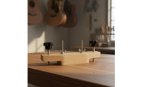 Includes 2 Wood Pads & Allen Wrench Acoustic Guitar Bridge Repair Tool Adjustable Pressure Guitar Bridge Clamp Secure Hold Luthier Supply Easy to Use for Luthiers, Workshop