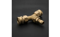 Knurled Y-Connector with Quick-Connect Heavy-Duty Pressure Washer Quick Connect Kit Leak Resistant Pressure Washer Connector Hassle-Effortless for Car Washing