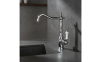 Faucet with Swivel Spout Brass Swivel Faucet 360-Degree Rotating Single Lever Mixer for Kitchen