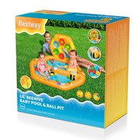Bestway Inflatable Bee Volleyball Pool - Outdoor Home Kids Inflatable Ball Pool