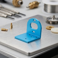 Motor Mounting Bracket Adjustable L-Shaped Motor Mount Metal L-Shaped Bracket for Hobbyists, RC Models, Robotics