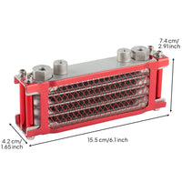 Aluminum Oil Cooler Upgraded Thickened Design for Racing