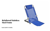 Adjustable Bed Lounger with Armrests Foldable Design Adjustable Floor Lounger