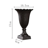 Nordic Decorative Vase Vintage Design Iron Vase Sturdy for Entryway