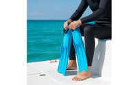 Freediving Fins High Propulsion Efficiency Long Blade Fins Foot Enclosing Pocket Water Chamber Athletic Gear for Freedivers, Snorkelers, Snorkeling