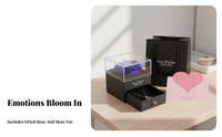 Preserved Blossom Jewelry Box Long Lasting Eternal Blossom Gift Box with Drawer