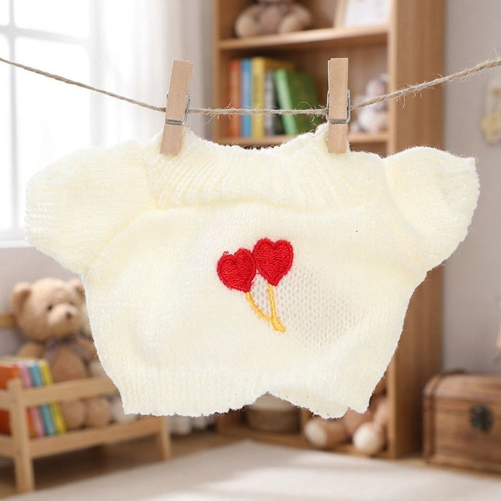 Build a Bear Clothes, 50cm Knitted Dolls Clothes Outfits, Standard Stuffed Animal Doll Accessories, Customizable Toy Bear Clothes for Imaginative Play