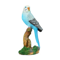 Budgerigar Figurine Detailed Bird Figurine Charming for Desk, Office