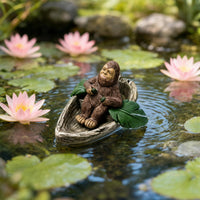Monkey Figurine Resin Pond Ornament Decorative Aquarium Decoration for Gardeners