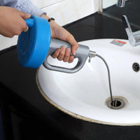 Manual Drain Auger Easy Clog Removal Spring Drain Cleaner Home Cleaning for Lavatory