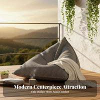 Triangular Lounger Chair Removable and Creclineable Cover Lazy Sofa Seat or Recline Ergonomic Assistance for Teenagers, Bedroom