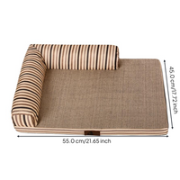 Orthopedic Dog Sofa Bed, Washable, Non-Slip, All Seasons