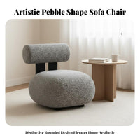 Hippo-Inspired Chair French Design Indoor Furniture Comfortable Designer Piece for Adults, Readers, Bedroom, Study