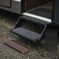 4 Pieces RV Step Cover Travel Trailer Stair Carpet Resistant Travel Trailer Stair Rug for Pet Owners