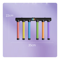Lightweight Hanging Reaction Toy Plastic Rod Test Game Easy to Carry Response Test Toy Safe Edges