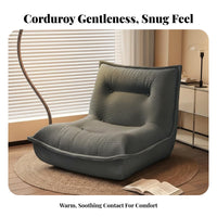 Felineerpillar Armless Lounger Luxuriously Soft Ergonomic Lounger Thick Padding Modern Design for Women, Bedroom, Perusing Nook