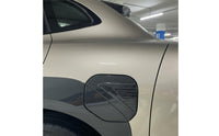 2 Pieces Decorative Gas Cap Cover Trim Shielding Charging Port Door Cover for Automaker bZ4X Owners