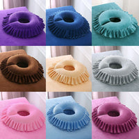 U-Shaped Pillow with Face Hole for Massage Bed