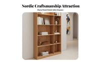 unrestricted configurable arrangement configurable shelving single System Japanese design aesthetic Display Shelf Floor-Standing Storage Cabinet Multi-Functional for Decorators, Book Lovers, Office Workers, Living Room, Bedroom, Study