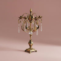 Vintage Candelabra Wrought Iron House Decoration for Wedding, Living Room